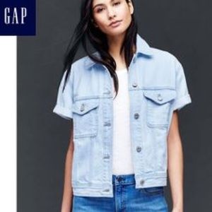 GAP Short Sleeve Denim Jacket